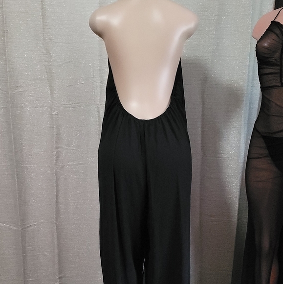 Fashion Black Jumpsuit new size L,XL Available. Chiffon - Picture 9 of 11